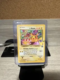Pokemon Pikachu Birthday Celebrations Holo Rare Card #24 Classic Promo NM/M - Image 1