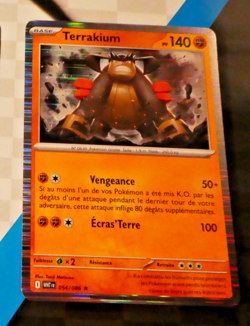 Pokemon Flamme Blanche Francais Card Holo Carte Terrakium 054/086 FR WTF Mint - Image 1