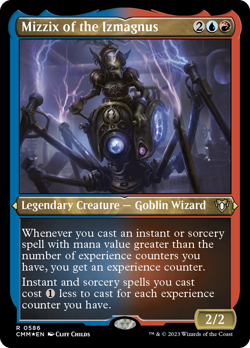 Mizzix of the Izmagnus (ETCHED) FOIL Commander Masters PLD Rare CARD ABUGames - Image 1