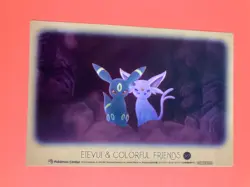 Umbreon Espeon Pokemon Center Clear Card Not For Sele Japanese 2017 F/S - Image 2