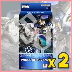 GUNDAM CARD GAME: Wings of Advance Starter Deck ST02 Bundle BANDAI Ships 7/11 - Image 1