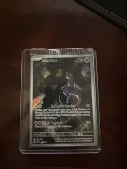Mewtwo ex 052 Sealed Alt Art Special Illustration Rare 151 Pokemon Card - Image 1