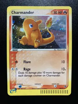 Pokemon TCG Charmander EX Dragon Holo Card 98/97 Secret Rare MP - Image 1