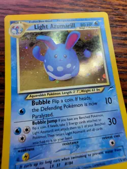 Light Azumarill 13/105 - Neo Destiny - Holo Pokemon TCG Card WOTC LP - Image 2