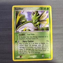 Pokemon TCG Scyther EX FireRed & LeafGreen 29/112 Regular Rare Card - Image 1