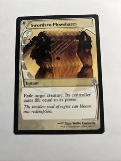 Swords to Plowshares (Future Sight) - Mystery Booster 2 MTG Plus Bonus Card!!! - Image 1