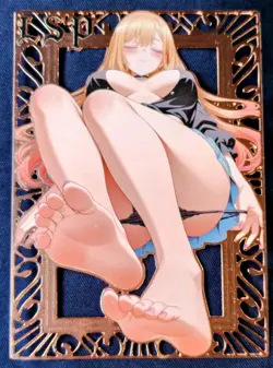 Goddess Story Rose Gold Metal Waifu Card Kitagawa Marin #129/200 - Image 1