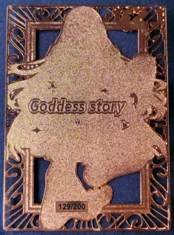 Goddess Story Rose Gold Metal Waifu Card Kitagawa Marin #129/200 - Image 2
