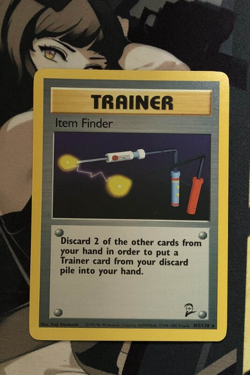 Item Finder 103/130 Rare Base Set 2 Pokemon Card Near Mint Fast Shipping - Image 1