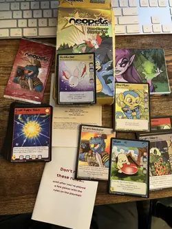 Neopets 2003 Trading Card Game Two Player Starter Set/Play Mat/Bonus Pack - Image 3