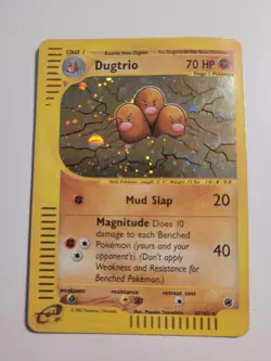 Dugtrio 10/165 - Expedition Base Set - Lightly Played - Pokemon Card - Image 1