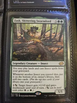 MTG J22 Zask, Skittering Swarmlord NM Non-foil - Image 1