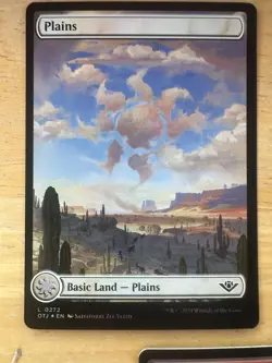 MTG Foil Full Art Outlaws of Thunder Junction OTJ Basic Land Set Of 5 - Image 2