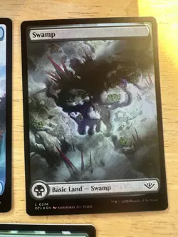 MTG Foil Full Art Outlaws of Thunder Junction OTJ Basic Land Set Of 5 - Image 4