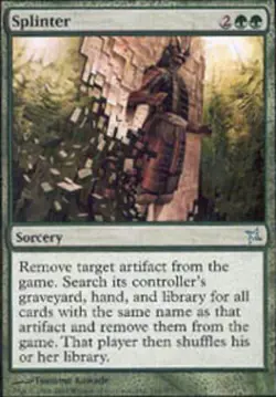 MTG: Splinter [Moderately Played] Betrayers of Kamigawa Magic the Gathering CCG - Image 1