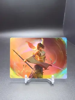 Mtg Final Fantasy Yuna, Grand Summoner Gold) Signature Stamped Art Series 22/53 - Image 1