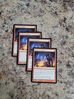 4x Faithless Looting Near Mint Dark Ascension MTG X4 Playset Unplayed - Image 2