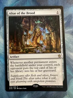 ALTAR OF THE BROOD C 2014 MAGIC THE GATHERING KHANS OF TARKIR RARE - Image 2
