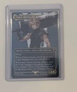 Cloud, Ex-SOLDIER (Borderless) (Surge Foil) Commander: Final Fantasy Foil FF7 💎 - Image 3