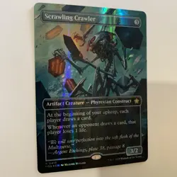 Foundations Variants Foil: Scrawling Crawler (0415 - Borderless Mana Foil) - Image 2