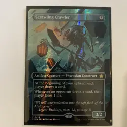 Foundations Variants Foil: Scrawling Crawler (0415 - Borderless Mana Foil) - Image 5