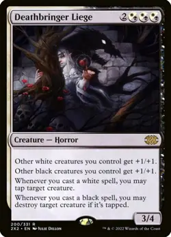 X 1 Deathbringer Liege NM 200 Double Masters 2022 MTG Magic The Gathering - Image 1