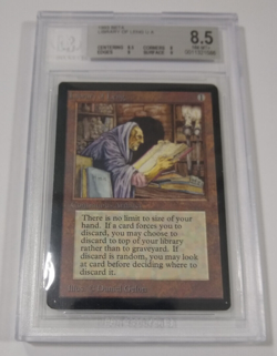 BGS 8.5 Beta Library of Leng MTG Graded NM-MT+ Uncommon vintage 93/94 - Image 2