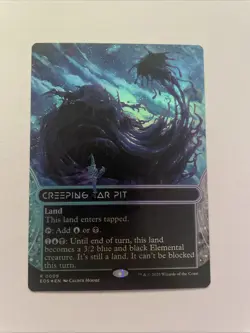 Creeping Tar Pit Edge of Eternities: Stellar Sights Borderless Foil - Image 1