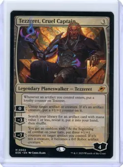 MTG - Tezzeret, Cruel Captain - Edge of Eternities (NM) - Image 1