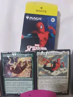 SDCC 2025 Magic The Gathering Marvel Spider-Man Welcome Deck White Comic Con - Image 1