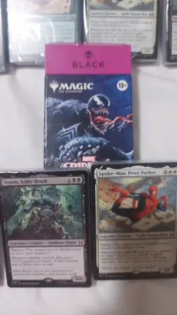 SDCC 2025 Magic The Gathering Marvel Spider-Man Venom Welcome BlackDeck ComicCon - Image 1