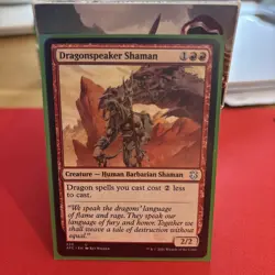 Dragonspeaker Shaman ~ Commander: Adventures in the Forgotten Realms [ NM ] - Image 1