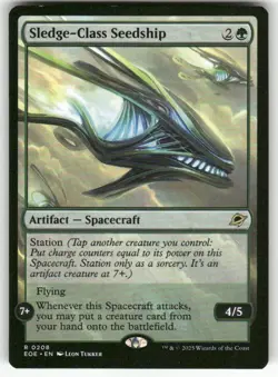 SLEDGE-CLASS SEEDSHIP R MAGIC THE GATHERING MTG EDGE OF ETERNITIES 208 NM - Image 1