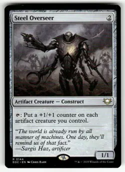 STEEL OVERSEER #144 MTG COMMANDER: EDGE OF ETERNITIES - Image 1