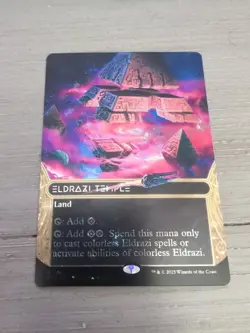 Eldrazi Temple (0104) (Borderless) (Galaxy Foil) Edge of Eternities: Stellar... - Image 1