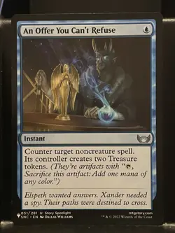 An Offer You Can't Refuse Streets of New Capenna NM The List Mystery MTG Magic - Image 1