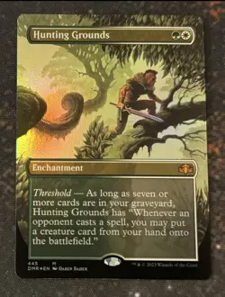 Hunting Grounds - Borderless - Dominaria Remastered 445 - Foil - Mythic - LP - Image 1