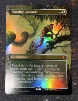 Hunting Grounds - Borderless - Dominaria Remastered 445 - Foil - Mythic - LP - Image 2