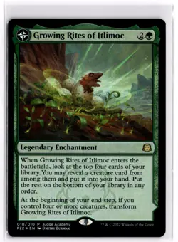 FOIL Growing Rites of Itlimoc JDG LP x1 MTG Magic: the Gathering - Image 1