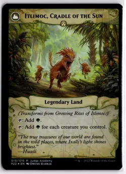 FOIL Growing Rites of Itlimoc JDG LP x1 MTG Magic: the Gathering - Image 2