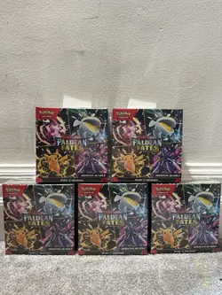Pokemon Scarlet & Violet Paldean Fates Factory Sealed Booster Bundle Lot Of 5 - Image 1