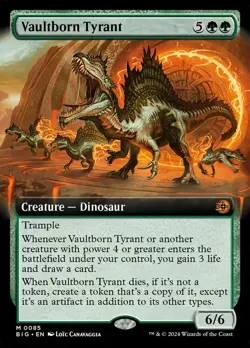 Vaultborn Tyrant | FOIL | MTG OTJ: The Big Score (Extended Art) #0085 | M/NM - Image 1