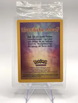 Pokemon Ancient Mew Movie Promo - 1999-2000 - German- Sealed - Top Centering - Image 1