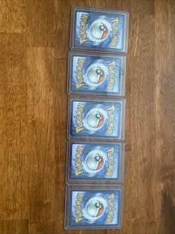 Pokemon TCG holo 5 card lot including Evolutions reverse holo charizard! - Image 3