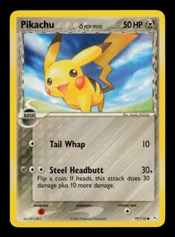 Pikachu 79/110 - NM - Holon Phantoms, EX Pokemon - Image 1
