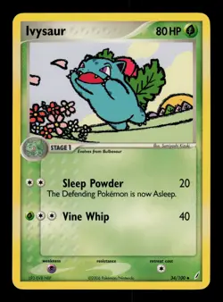 Ivysaur 34/100 - NM - Crystal Guardians, EX Pokemon - Image 1