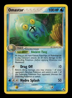 Omastar 23/92 - MP - Legend Maker, EX Pokemon - Image 1