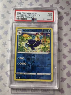 PSA 9 Whiscash #036 Astral Radiance Reverse Holo Pokemon TCG POP 1 None Higher! - Image 1