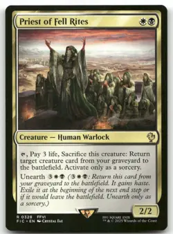 Priest of Fell Rites 328 MTG Commander: FINAL FANTASY R NM - Image 1