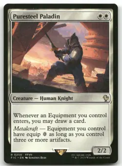 Puresteel Paladin 250 MTG Commander: FINAL FANTASY R NM - Image 1